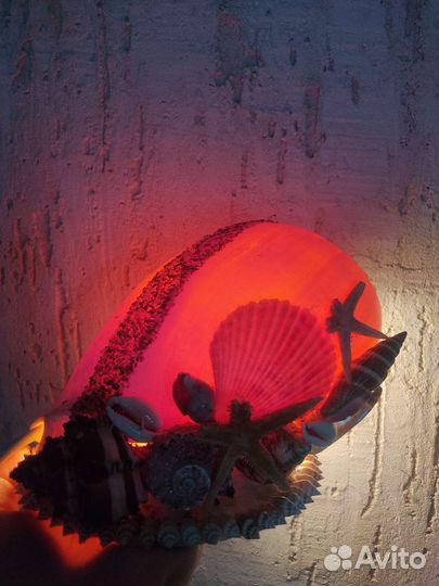 Светильник ночник из ракушек (ракушка)