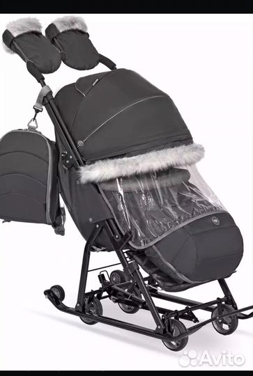 Санки коляска nika