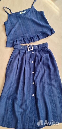 Комплект топ и юбка