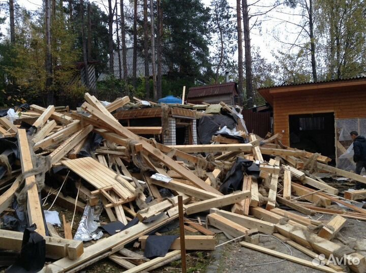 Производим разбор зданий, вывоз мусора