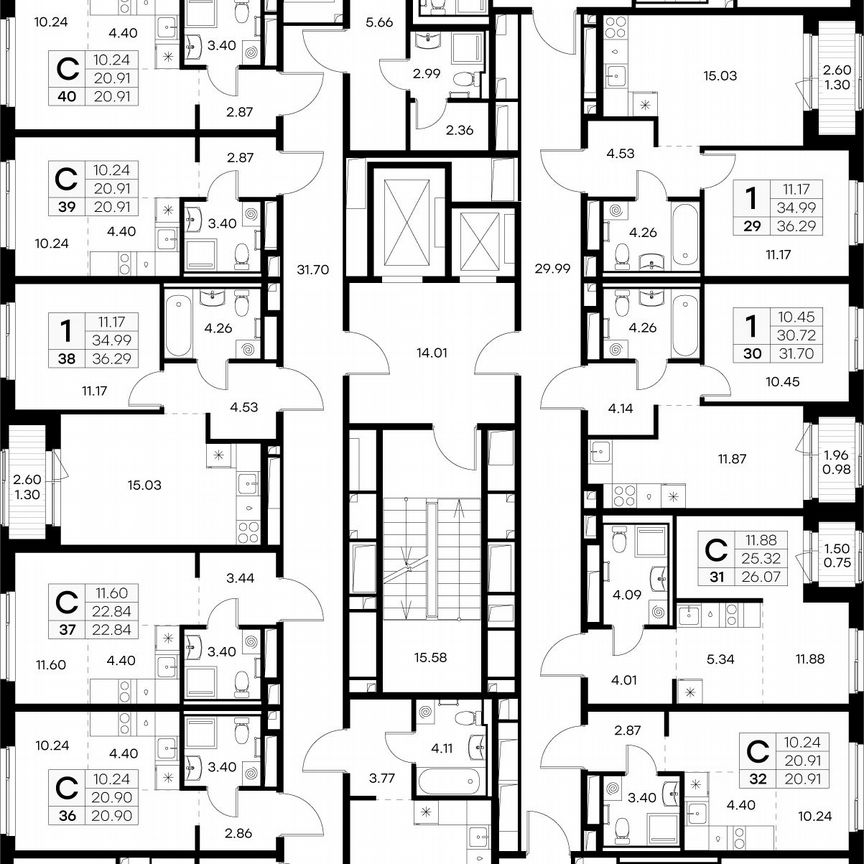 Квартира-студия, 26,1 м², 3/12 эт.