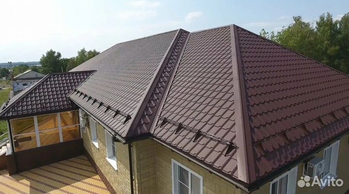 Фальцевая кровля. Металлочерепица