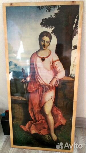 Джорджоне «Юдифь». Репродукция на фанере