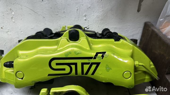 Тормозная стстема Brembo 17z на subaru BL/BP