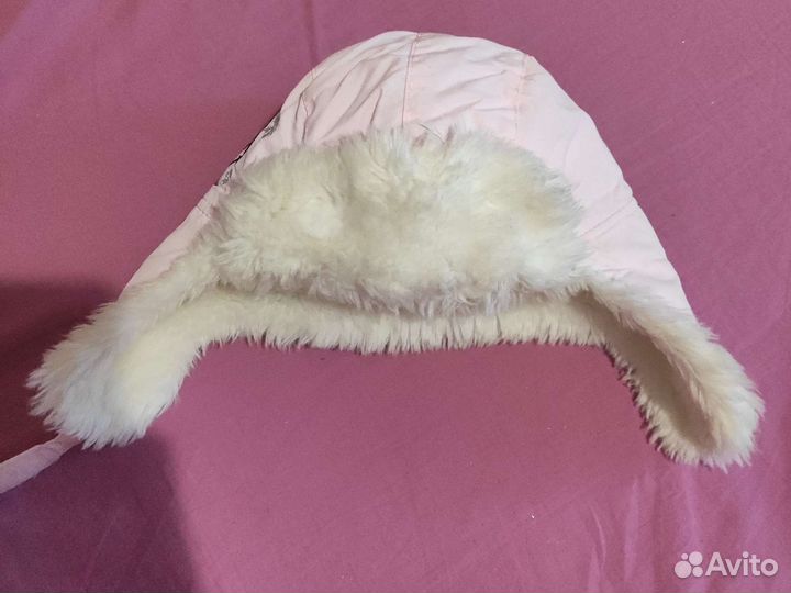 Тёплая шапка для девочки принцессы