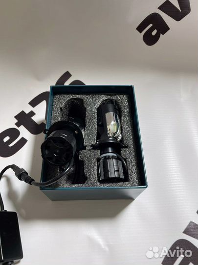 Лампочка H4 Линзованная Диодная LED