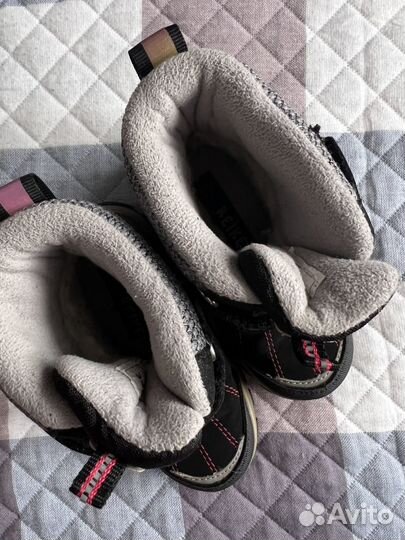 Ботинки зимние для девочки 25 размер Reike