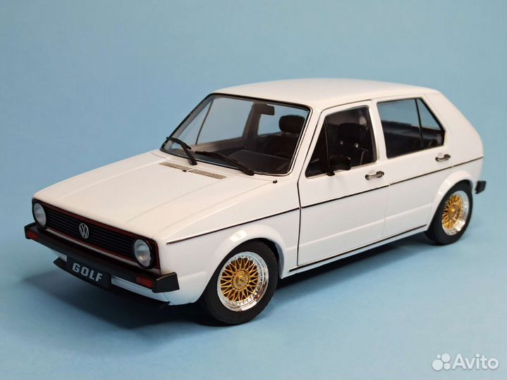 Volkswagen Golf 1 L BBS Wheels 1:18 Solido
