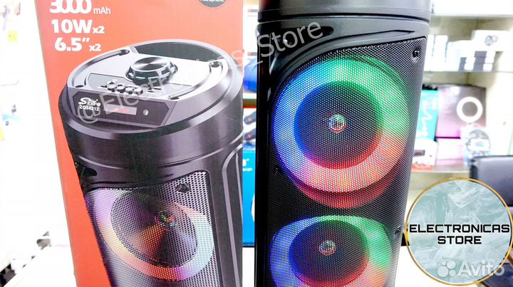 Огромная Музыкальная Колонка бт Спикер зкс-6212