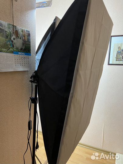 Софтбокс + Лампа с пультом