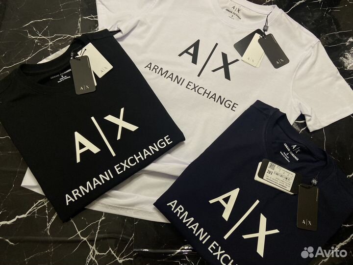 Футболка Armani 3 цвета размеры от S(46) -2XL(54)