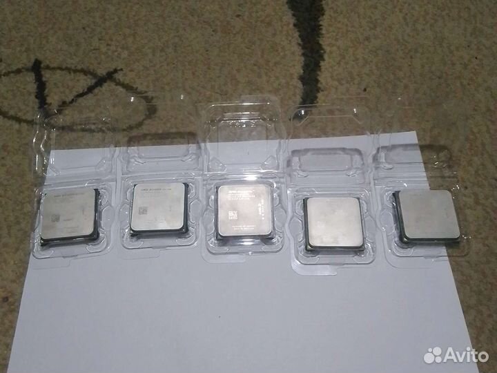 Процессоры amd 5шт. одним лотом