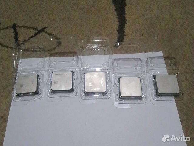 Процессоры amd 5шт. одним лотом
