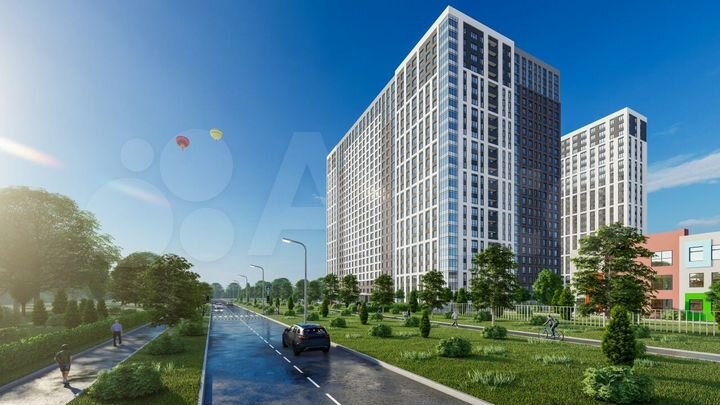 1-к. квартира, 41,9 м², 22/25 эт.