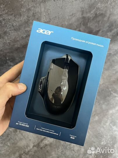 Мышь Acer OMW180 черный оптическая