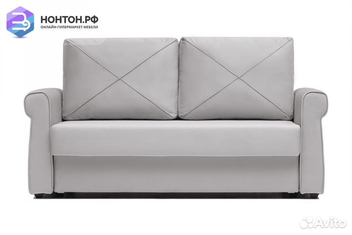 Диван еврокнижка Лира серый