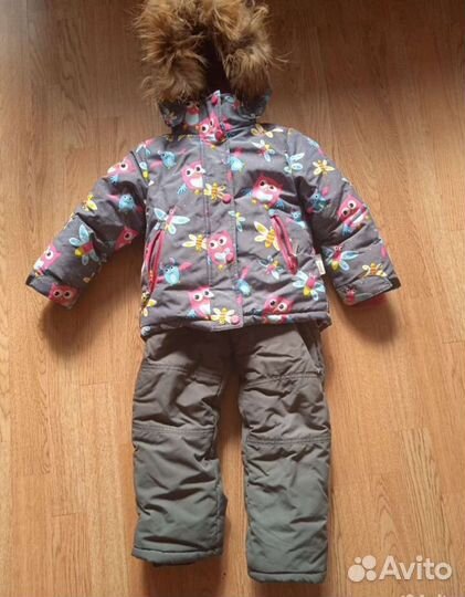 Зимний костюм для девочки 98