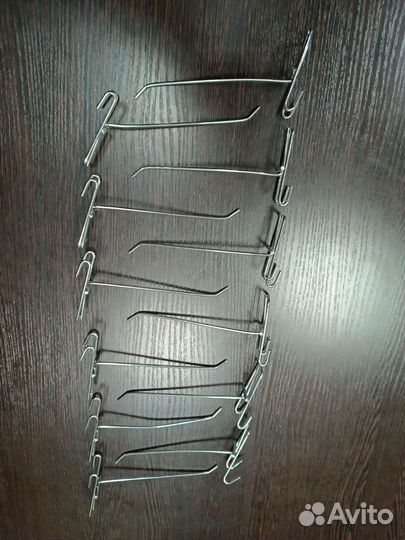 Крючки металлические 12 штук