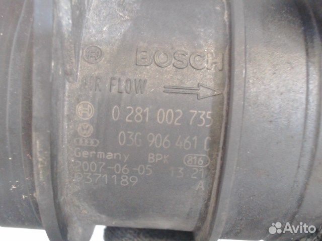 Измеритель потока воздуха Volkswagen Touareg, 2007