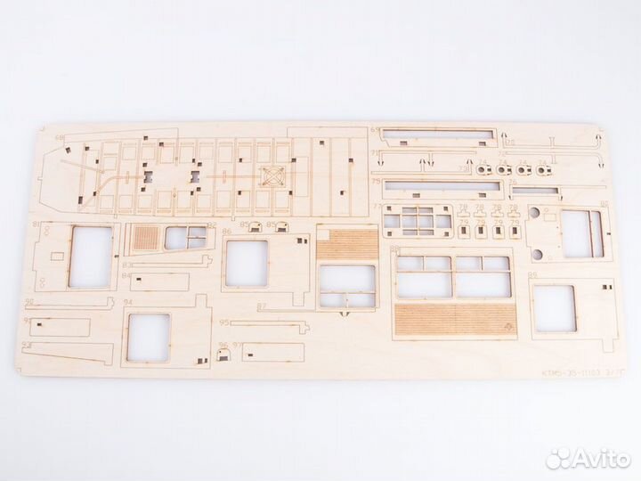 11103 Сборная модель ктм-5 трамвай Baumi 1:35