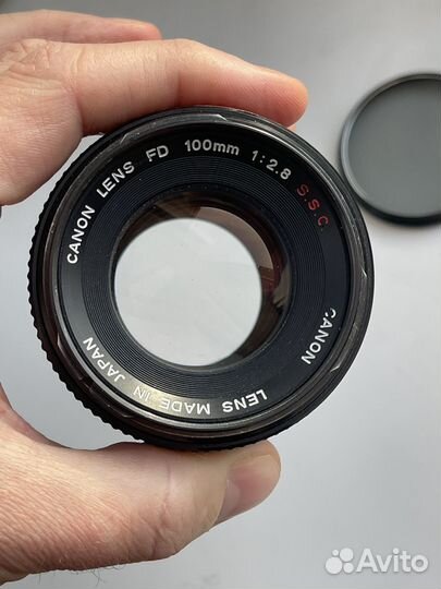 Объектив canon fd 100mm 2.8 s.s.c