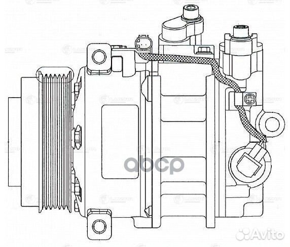 Компрессор кондиц. для а/м Mercedes C (W203) /E