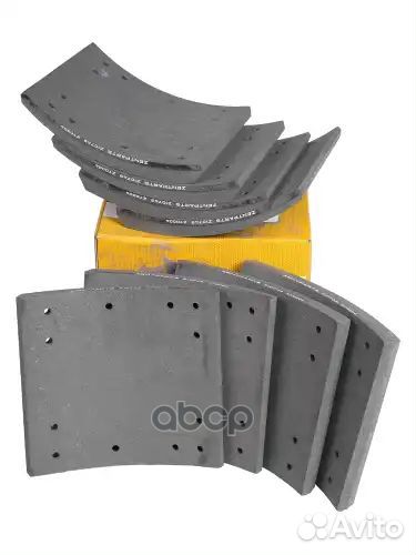 Накладки тормозные с заклепками STD 19030