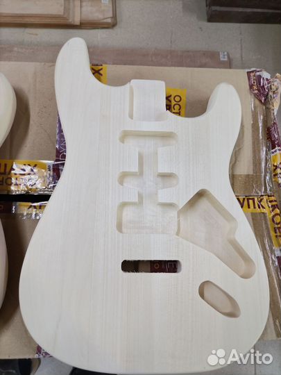 Дека корпус электрогитары стратокастер липа