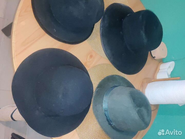 Шляпы пакетом винтаж фетр