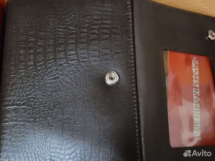 Кошелек мужской кожаный новый