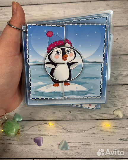 Пазлы на липучках