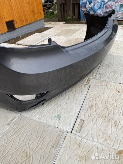 Задний бампер на hyundai solaris 1