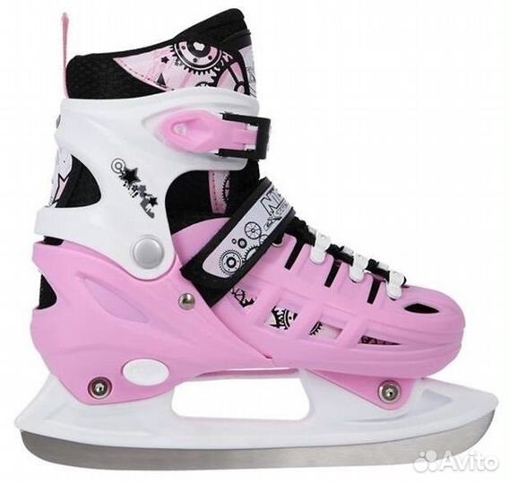 Коньки 4 в1 роликовые/ледовые Nils NH10905, регул