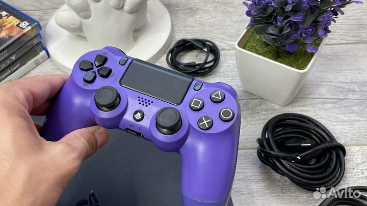 Sony playstation 4 slim 1тб/Гарантия/120 игр