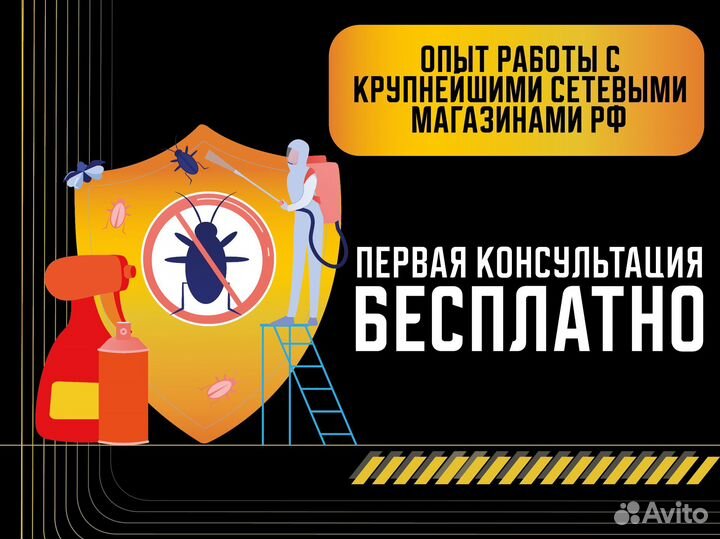 Дезинфекция / Уничтожение насекомых, тараканов