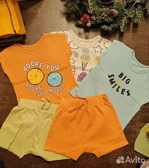 Вещи пакетом на мальчика 80 86