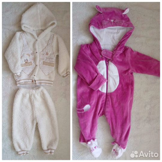 Детские вещи пакетом для девочек от 3 месяцев