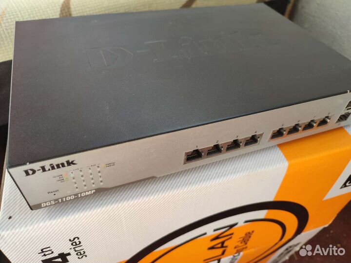 Коммутатор управляемый d-link dgs-1100-10mp