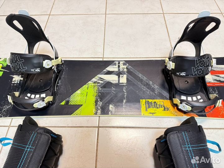 Мужской сноуборд комплект Volkl + Burton - 45