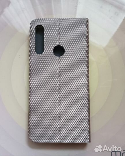 Чехол книжка Fono для Honor 9X новый, золото