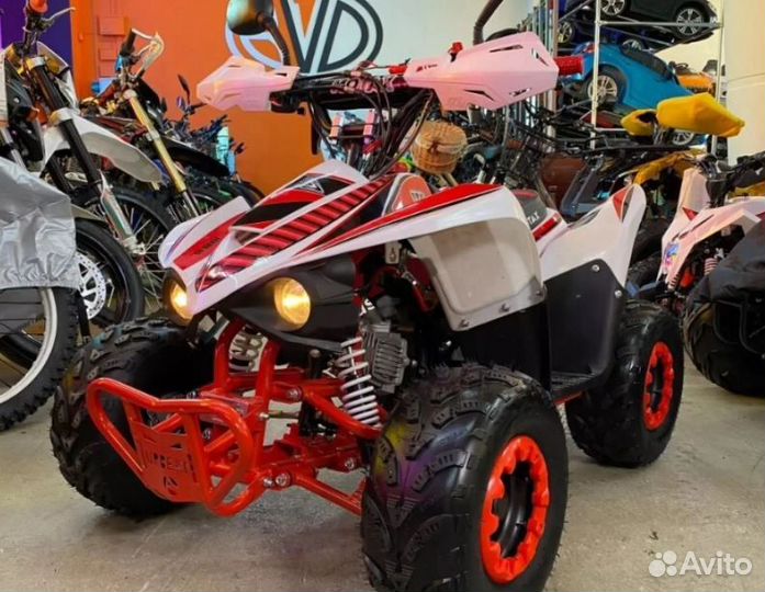 Квадроцикл Motax Mikro 110 сс NEW бело-красный