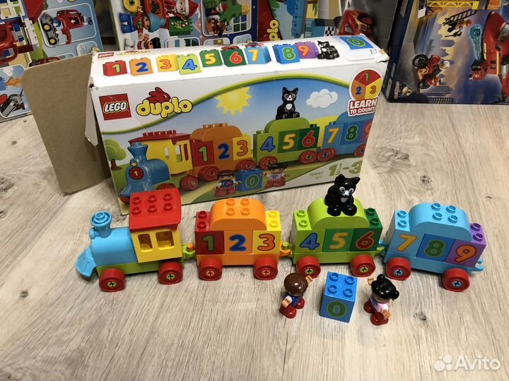 Лего дупло 10840, 10525, молния mcqueen