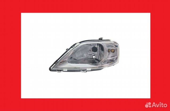 Фара Renault Logan фонарь Рено Логан 2009 рест