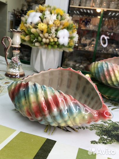 Komok ваза-конфетница «Ракушка»