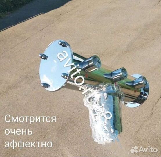 Пивная башня хром на 3 сорта под краны