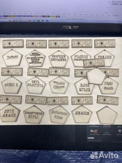 Лазерная резка и гравировка по фанере