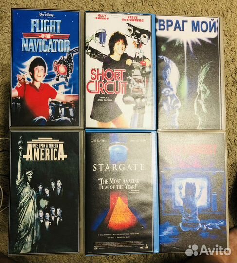 Видеокассеты VHS Фильмы 80-90-х