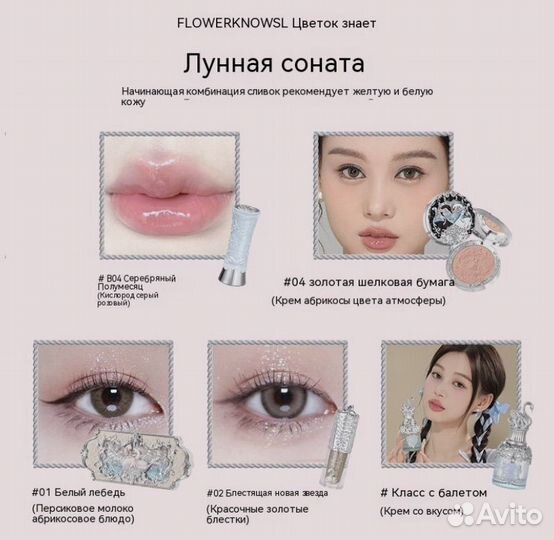 Подарочный набор косметики Flower Knows Ballet