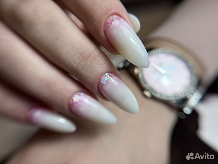 Комбинированный маникюр/педикюр с покрытием