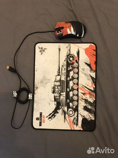 Компьютерные: Коврик для мыши и мышь рейзер лимите